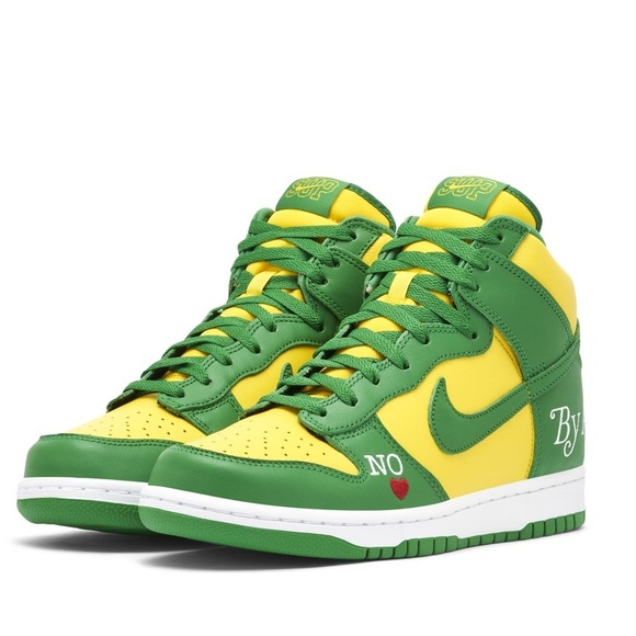 Supreme x Nike SB Dunk High By Any Means Brazil DN3741-700 - Picture 3 of 16